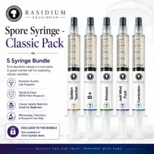 Bundle Spore Syringe classic pack