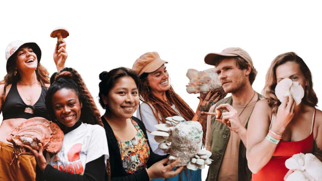 Fungi Academy collage of speakers