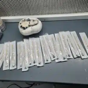 Massive all-white albino mushroom, perfectly round in shape and surpassing 500 grams.