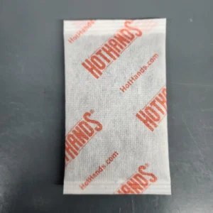 Heat pack for syringes to keep them warm in extreme weather.