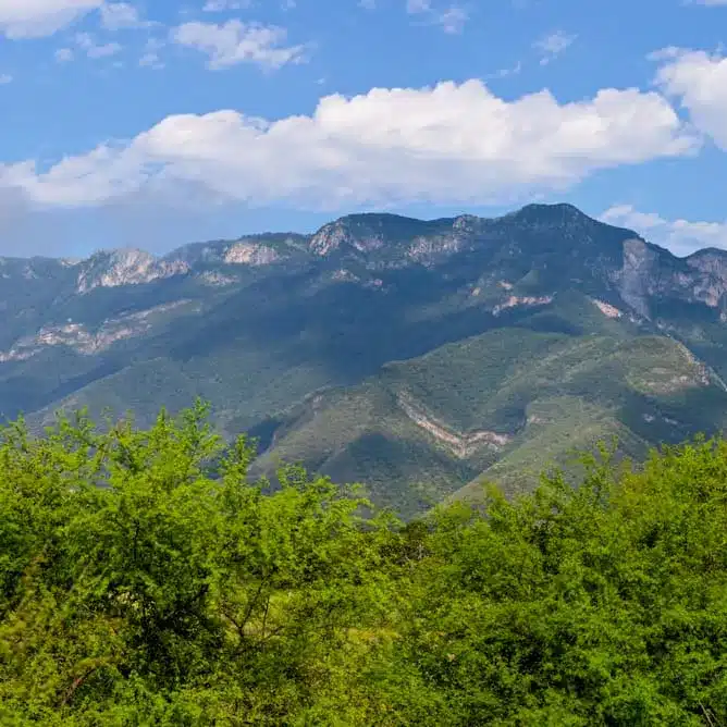 Sierra Madre mountains in Mexico